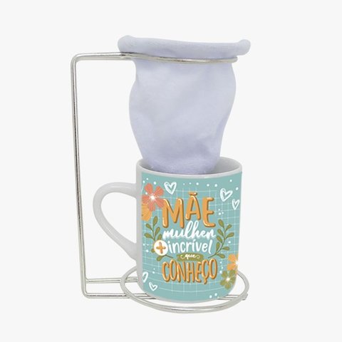 Kit Cafe - Mãe Mulher Incrivel