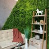 Kit 16 Placas Painel Jardim Vertical Artificial Protecao Uv 25cmx25cm Decorativa Natureza Inverno - 1