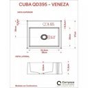 Ver mais imagens de Kit Cuba Q395 Torneira Pratika 1060 Metal Válvula Click 1 Polegada G Sifão Flexível Pvc Compace