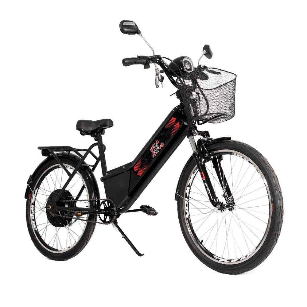 Bicicleta Elétrica Street PAM 800w Lithium Preta Plug and