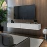 Rack para Sala Tv até 50 Polegadas Moderno Suspenso de Parede Decoração Minimalista - 1