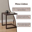 Ver imagem 2 de Mesinha de Centro Moderna para Sala de Estar Marrom Lisboa