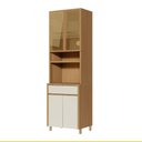 Ver imagem 1 de Paneleiro 4 Portas 1 Gaveta Condessa 70cm 100 Mdf Crv-crg Nesher