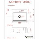 Ver mais imagens de Kit Cuba Q395 Torneira Pratika 1060 Metal Válvula Click 1 1/2 Polegada Sifão Cromado Flexível Compac