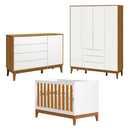 Ver imagem 1 de Quarto de Bebê Completo Classic Elfe Branco Savana