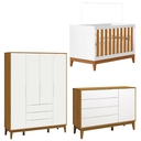 Ver imagem 2 de Quarto de Bebê Completo Classic Elfe Branco Savana