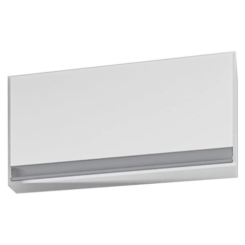 Armário Aéreo Geladeira 60cm 1 Porta Basculante Andréia - Ajl Móveis - Branco