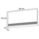 Ver imagem 5 de Armário Aéreo Geladeira 60cm 1 Porta Basculante Andréia - Ajl Móveis - Branco