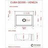 Kit Cuba Q395 Torneira Pratika 1060 Metal Válvula 1 Polegada Compace - 6