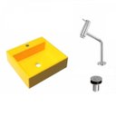 Ver imagem 2 de Kit Cuba Q395 Torneira Pratika 1060 Metal Válvula Click 1 Polegada B Compace