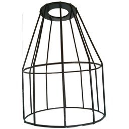 Gaiola P/ Pendentes e Lustres Protetora Lâmps. Tam. 17x12 P/soquete Rosca e Porca - 2