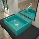 Ver imagem 1 de Kit Cuba Q395 Torneira Pratika 1060 Metal Válvula Click 1 Polegada B Compace