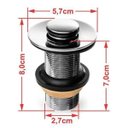 Ver mais imagens de Kit Cuba Q395 Torneira Pratika 1060 Metal Válvula Click 1 Polegada B Compace