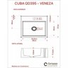 Kit Cuba Q395 Torneira Pratika 1060 Metal Válvula Click 1 Polegada B Compace - 6