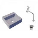 Ver imagem 2 de Kit Cuba Q395 Torneira Pratika 1060 Metal Válvula Click 1 Polegada B Compace