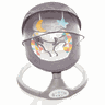Cadeira de Descanso Dican Motion Relaxante e Musical com Display Touch e Bluetooth Cinza - 1