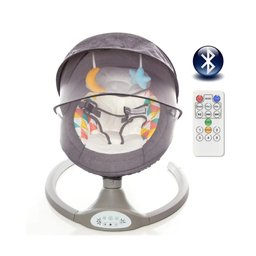 Cadeira de Descanso Dican Motion Relaxante e Musical com Display Touch e Bluetooth Cinza - 5
