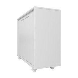 Balcão em MDP com 2 Portas 2 Prateleiras e 4 Pés com Rodízios BRV Móveis - 7