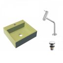 Ver imagem 2 de Kit Cuba Q395 com Torneira Pratika 1060 Metal Válvula Click 1 Polegada B Compace