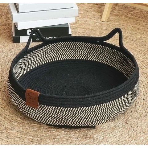Cama de Gato Cesto Arranhador Pet Filhote Felino Rasqueavel Petshop Animais Estimaçao Confortavel Re