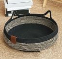 Ver imagem 1 de Cama de Gato Cesto Arranhador Pet Filhote Felino Rasqueavel Petshop Animais Estimaçao Confortavel Re
