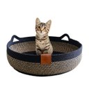 Ver imagem 3 de Cama de Gato Cesto Arranhador Pet Filhote Felino Rasqueavel Petshop Animais Estimaçao Confortavel Re
