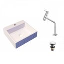 Ver imagem 2 de Kit Cuba Q395 Torneira Pratika 1060 Metal Válvula Click 1 1/2 Polegada Compace