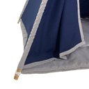 Ver imagem 4 de Cabana Pet Camping Cachorro Gato - Algodão Liso - 70x70x84cm - Azul Marinho