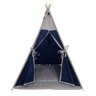Cabana Pet Camping Cachorro Gato - Algodão Liso - 70x70x84cm - Azul Marinho - 3