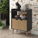 Ver imagem 1 de Aparador Cantinho do Café Buffet:preto C/ Canelado