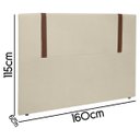 Ver imagem 4 de Cabeceira para Cama Box Queen Size 160cm Pietro Bouclê - Sofa Store:bouclê Bege