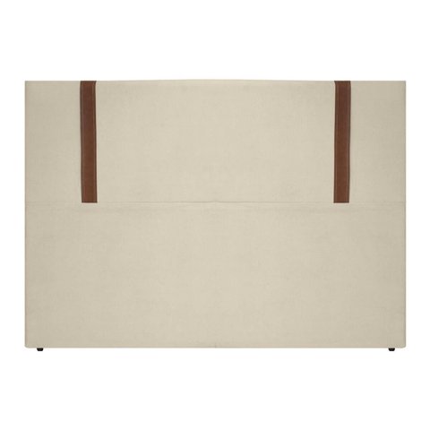 Cabeceira para Cama Box Queen Size 160cm Pietro Bouclê - Sofa Store:bouclê Bege
