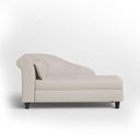 Ver imagem 1 de Recamier Diva França 1,40m Suede Bege - Inova Decor