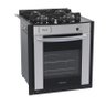 FOGAO A GAS DE EMBUTIR 4 BOCAS VENAX GAUDI PRISMA VITREO BL INOX GAS GLP - 1