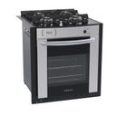 Ver imagem 1 de FOGAO A GAS DE EMBUTIR 4 BOCAS VENAX GAUDI PRISMA VITREO BL INOX GAS GLP