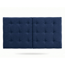 Ver imagem 5 de Cabeceira Estofada 140cm Dobrável P/ Cama de Casal Moderna: Azul Marinho