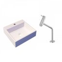 Ver imagem 2 de Kit Cuba Q395 Torneira Pratika 1060 Metal 1/4 Volta Compace