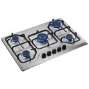 Ver imagem 7 de Cooktop À Gás Electrolux 5 Bocas Multi Chama Mesa Inox Ke5xc Bivolt