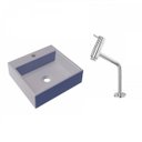 Ver imagem 2 de Kit Cuba Q395 Torneira Pratika 1060 Metal 1/4 Volta Compace