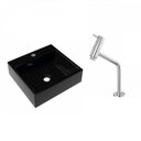 Ver imagem 2 de Kit Cuba Q395 Torneira Pratika 1060 Metal 1/4 Volta Compace