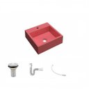 Ver imagem 2 de Kit Cuba Q395 Válvula 1 Polegada Sifão Flexível Pvc Compace