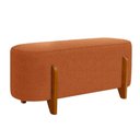 Ver imagem 1 de Puff Recamier Organico Imperial 100 cm Boucle Terracota Impo