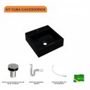 Ver imagem 3 de Kit Cuba Q395 com Válvula Click 1 Polegada Sifão Flexível Pvc Compace