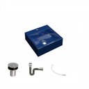 Ver imagem 2 de Kit Cuba Q395 Válvula Click 1 Polegada B Sifão Cromado Flexível Compace