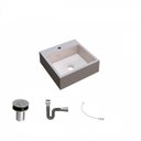 Ver imagem 2 de Kit Cuba Q395 Válvula Click 1 Polegada B Sifão Cromado Flexível Compace