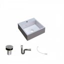 Ver imagem 2 de Kit Cuba Q395 Válvula Click 1 Polegada B Sifão Cromado Flexível Compace