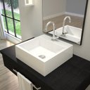 Ver imagem 1 de Kit Cuba Q395 Válvula Click 1 Polegada B Sifão Cromado Flexível Compace