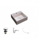 Ver imagem 2 de Kit Cuba Q395 com Válvula Click 1 Polegada G Sifão Flexível Pvc Compace