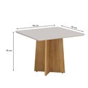Ver imagem 2 de Mesa de Jantar Jade 90cm Cinamomo Off White - Valdemóveis