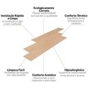 Ver imagem 4 de Kit Piso Vinílico Colado Régua Sofisticato 2mm 30m²